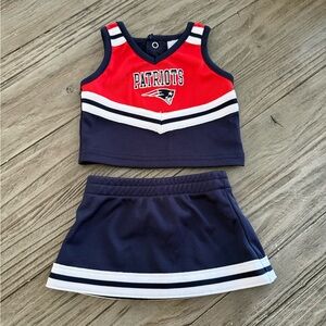 Patriots Red and Blue Girl Set 0-3M